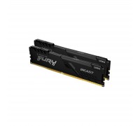 Модуль пам'яті для комп'ютера DDR4 16GB (2x8GB) 3200 MHz Fury Beast Black Kingston Fury (ex.HyperX) (KF432C16BBK2/16)