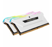 Модуль пам'яті для комп'ютера DDR4 16GB (2x8GGB) 3600 MHz Vengeance RGB Pro SL White Corsair (CMH16GX4M2D3600C18W)