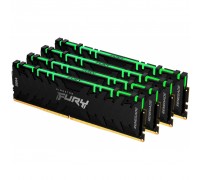 Модуль пам'яті для комп'ютера DDR4 32GB (4x8GB) 3600 MHz Renegade RGB Black Kingston Fury (ex.HyperX) (KF436C16RBAK4/32)