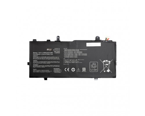 Акумулятор до ноутбука ASUS VivoBook Flip 14 TP401MA (C21N1714) 7.6V 4900mAh PowerPlant (NB431427)