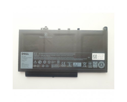 Акумулятор до ноутбука Dell Latitude E7270 7CJRC, 42Wh (3530mAh), 3cell, 11.4V, Li-ion (A47645)