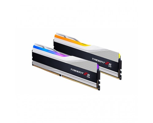 Модуль пам'яті для комп'ютера DDR5 32GB (2x16GB) 6000 MHz Trident Z5 RGB Silver G.Skill (F5-6000J3636F16GX2-TZ5RS)