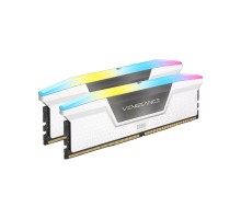 Модуль пам'яті для комп'ютера DDR5 32GB (2x16GB) 6000 MHz Vengeance RGB White Corsair (CMH32GX5M2B6000C40W)