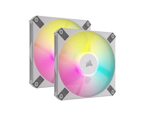 Кулер до корпусу Corsair iCUE AF120 RGB Slim White Dual Fan Kit (CO-9050165-WW)