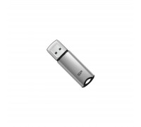 USB флеш накопичувач Silicon Power 64 GB Silicon M02 Aluminum Silver USB 3.2 (SP064GBUF3M02V1S)