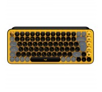 Клавіатура Logitech POP Keys Wireless Mechanical Keyboard UA Blast Yellow (920-010735)