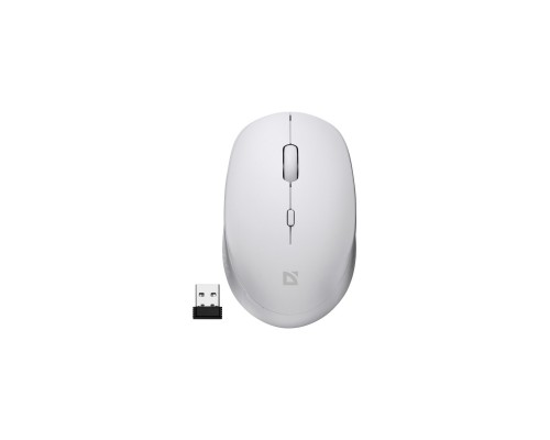 Мишка Defender Auris MB-027 Silent Wireless White (52028)