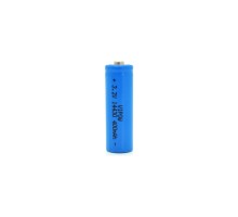 Акумулятор 14430 LiFePO4 (size 3/4AA), 400mAh, 3.2V, TipTop, blue Vipow (IFR14430-400mAhTT / 25540)