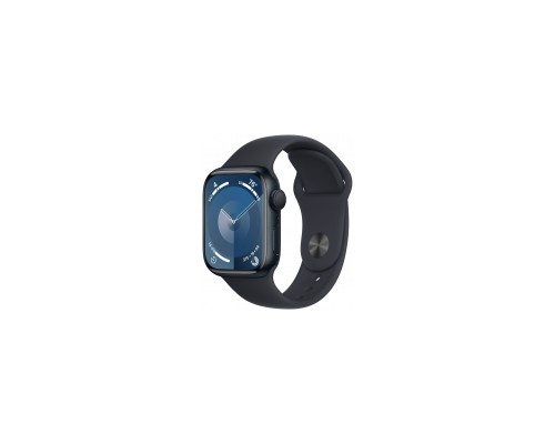 Смарт-годинник Apple Watch Series 9 GPS 45mm Midnight Aluminium Case with Midnight Sport Band - M/L (MR9A3QP/A)