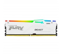 Модуль пам'яті для комп'ютера DDR5 16GB 5600 MHz Beast White RGB Kingston Fury (ex.HyperX) (KF556C36BWEA-16)