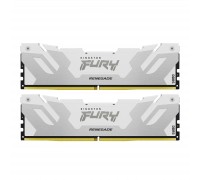 Модуль пам'яті для комп'ютера DDR5 64GB (2x32GB) 6000 MHz Renegade White Kingston Fury (ex.HyperX) (KF560C32RWK2-64)