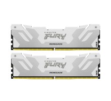 Модуль пам'яті для комп'ютера DDR5 64GB (2x32GB) 6000 MHz Renegade White Kingston Fury (ex.HyperX) (KF560C32RWK2-64)