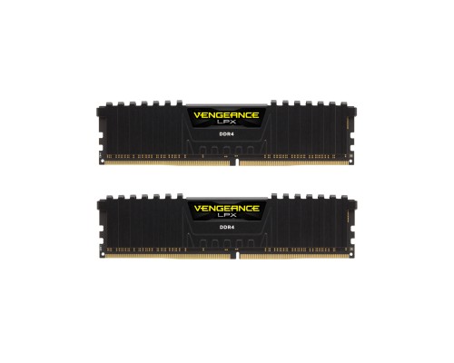 Модуль пам'яті для комп'ютера DDR4 64GB (2x32GB) 3600 MHz Vengeance LPX Black Corsair (CMK64GX4M2D3600C18)