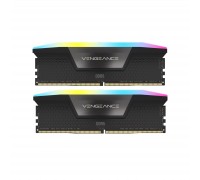 Модуль пам'яті для комп'ютера DDR5 96GB (2x48GB) 5600 MHz Vengeance RGB Black Corsair (CMH96GX5M2B5600C40)