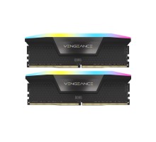 Модуль пам'яті для комп'ютера DDR5 96GB (2x48GB) 5600 MHz Vengeance RGB Black Corsair (CMH96GX5M2B5600C40)