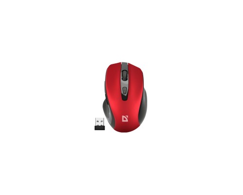 Мишка Defender Prime MB-053 Silent Wireless Red (52052)