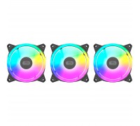 Кулер до корпусу PcCooler F3 T120 ARGB 3 in 1 Black