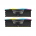 Модуль пам'яті для комп'ютера DDR5 64GB (2x32GB) 6600 MHz Vengeance RGB Black Corsair (CMH64GX5M2B6600C32)