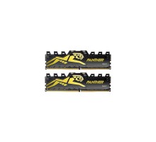 Модуль пам'яті для комп'ютера DDR4 16GB (2x8GB) 3200 MHz Panther Black/Gold Apacer (AH4U16G32C28Y7GAA-2)