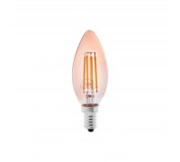 Лампочка Delux BL37B 4 Вт 2700K amber 220В E14 filament (90011682)