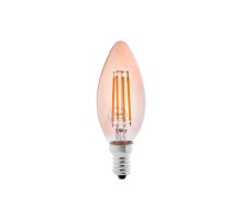 Лампочка Delux BL37B 4 Вт 2700K amber 220В E14 filament (90011682)