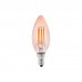 Лампочка Delux BL37B 4 Вт 2700K amber 220В E14 filament (90011682)