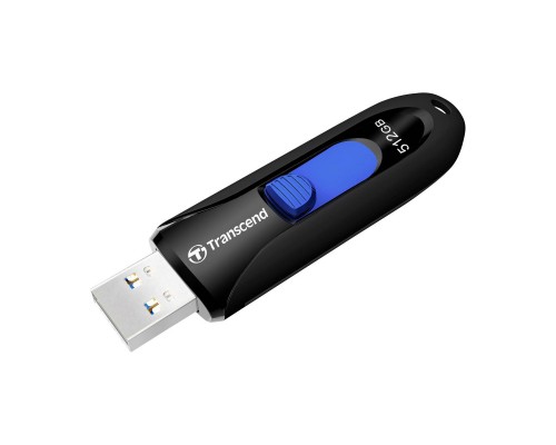 USB флеш накопичувач Transcend 512GB JetFlash 790 Black USB 3.1 (TS512GJF790K)