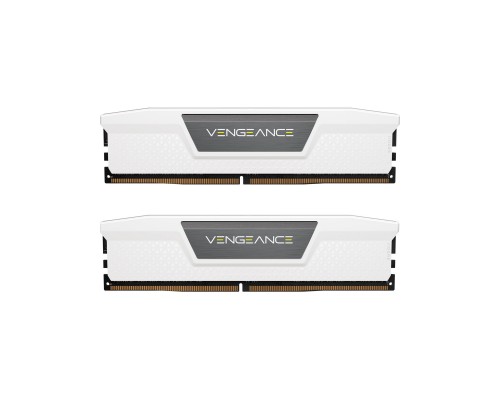 Модуль пам'яті для комп'ютера DDR5 64GB (2x32GB) 6000 MHz Vengeance White Corsair (CMK64GX5M2B6000C40W)