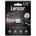 USB флеш накопичувач Lexar 128GB S47 USB 2.0 (LJDS47-128ABBK)