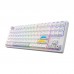 Клавіатура Hator Rockfall 2 Mecha TKL Authentic Edition Aurum Milky Way Silent USB White (HTK-531)