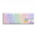 Клавіатура Hator Rockfall 2 Mecha TKL Authentic Edition Aurum Milky Way Silent USB White (HTK-531)