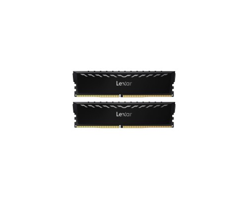 Модуль пам'яті для комп'ютера DDR4 16GB (2x8GB) 3600 MHz THOR Black Lexar (LD4U08G36C18LG-RGD)