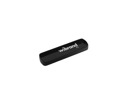 USB флеш накопичувач Wibrand 4GB Grizzly Black USB 2.0 (WI2.0/GR4P3B)