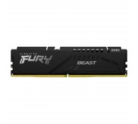 Модуль пам'яті для комп'ютера DDR5 16GB 6400 MHz Beast Black XMP Kingston Fury (ex.HyperX) (KF564C32BB-16)