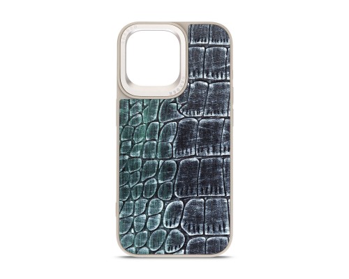 Чохол до мобільного телефона Harder Glamorous Croco Apple iPhone 14 Pro Max Grey Green (ARM76773)