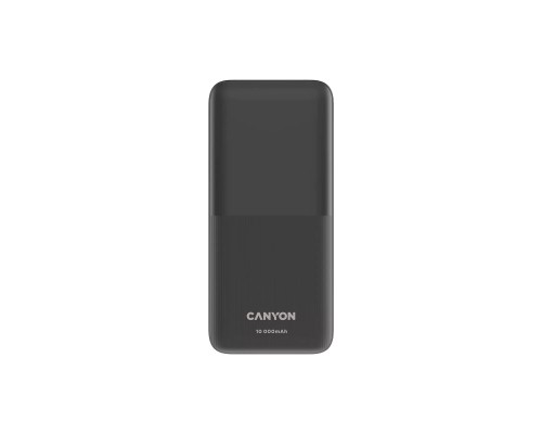 Батарея універсальна Canyon PB-1010 10000 mAh PD/22.5W QC/3.0 Black (CNE-CPB1010B)