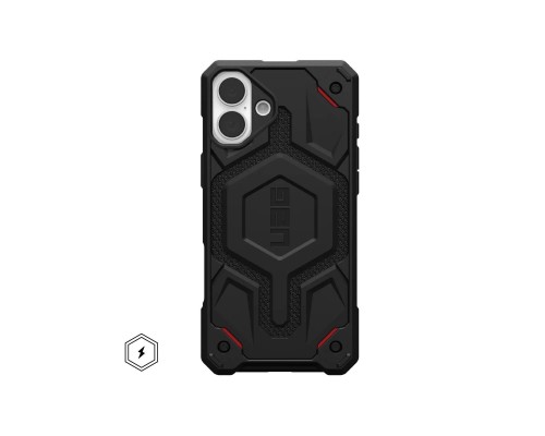 Чохол до мобільного телефона UAG iPhone 16 Monarch Pro Magsafe Kevlar Black (114458113940)