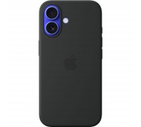 Чохол до мобільного телефона Apple iPhone16 Silicone Case with MagSafe - Black (MYY13ZM/A)