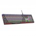 Клавіатура GamePro MK145R Red Swich Low Profile USB Dark Gray (MK145R)