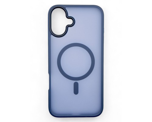 Чохол до мобільного телефона BeCover Metal Buttons Case (MagSafe) для Apple iPhone 16 Plus Blue (712094)