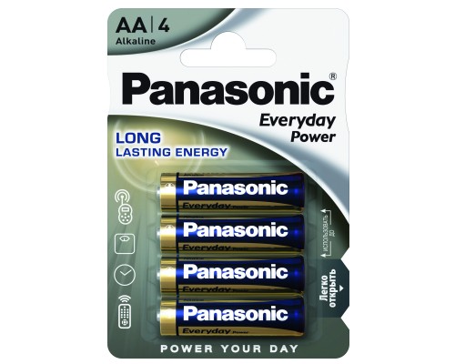 Батарейка Panasonic AA EVERYDAY POWER * 4 (LR6REE/4BP / LR6REE/4BR)