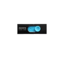 USB флеш накопичувач ADATA 32GB UV320 Black/Blue USB 3.1 (AUV320-32G-RBKBL)