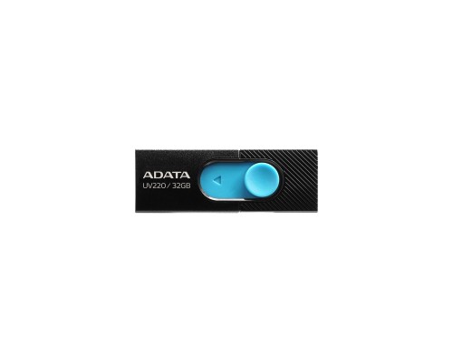 USB флеш накопичувач ADATA 32GB UV320 Black/Blue USB 3.1 (AUV320-32G-RBKBL)