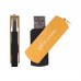 USB флеш накопичувач eXceleram 16GB P2 Series Gold/Black USB 3.1 Gen 1 (EXP2U3GOB16)