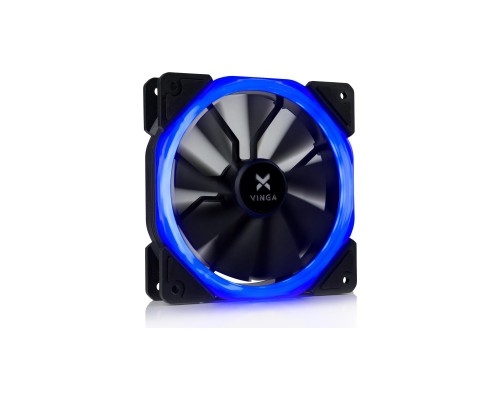 Кулер до корпусу Vinga LED fan-01 blue