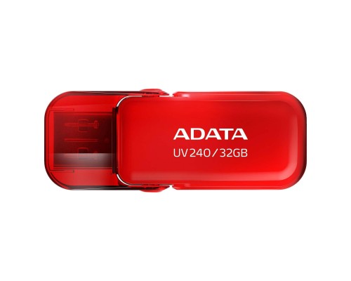 USB флеш накопичувач ADATA 32GB UV240 Red USB 2.0 (AUV240-32G-RRD)