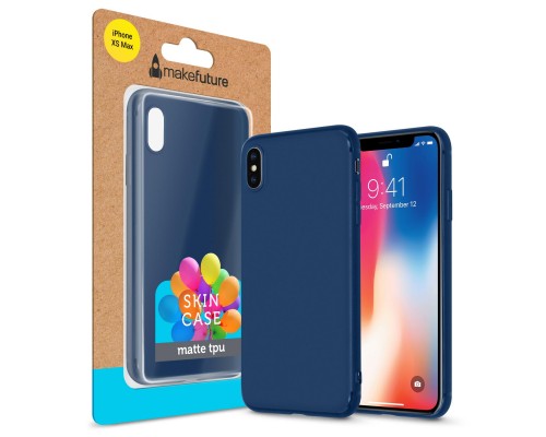 Чохол до мобільного телефона MakeFuture Skin Case Apple iPhone XS Max Blue (MCSK-AIXSMBL)