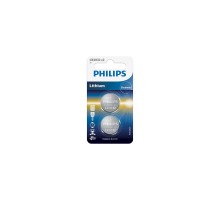 Батарейка Philips CR2032 Lithium BLI 2 (CR2032P2/01B)