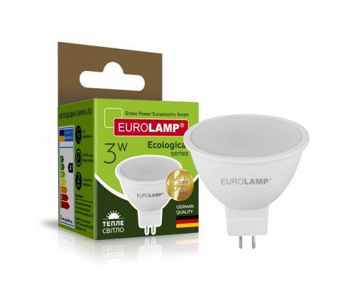 Лампочка Eurolamp LED SMD MR16 3W GU5.3 3000K 220V (LED-SMD-03533(P))