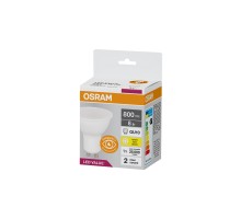 Лампочка Osram LED VALUE, PAR16, 8W, 3000K, GU10 (4058075689909)